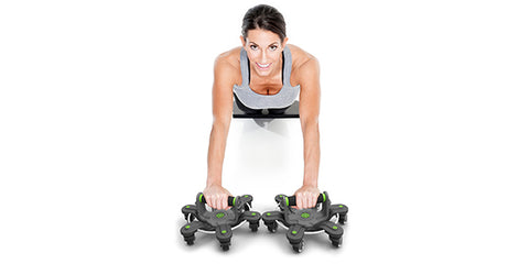 The LA Times calls The Spyder 360™ "The Swiss Army Knife of Ab Rollers!"
